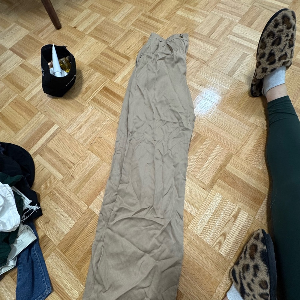 Tan Casual Pants Reformation size 2